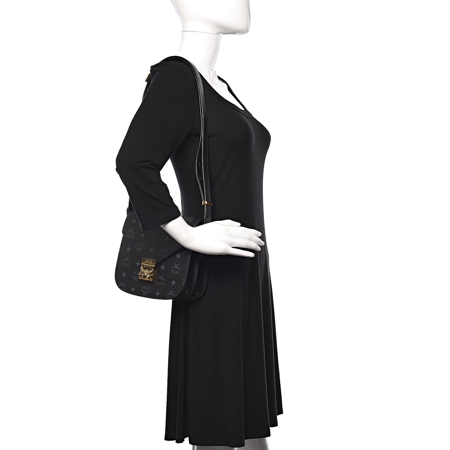 Visetos Small Patricia Crossbody Bag Black