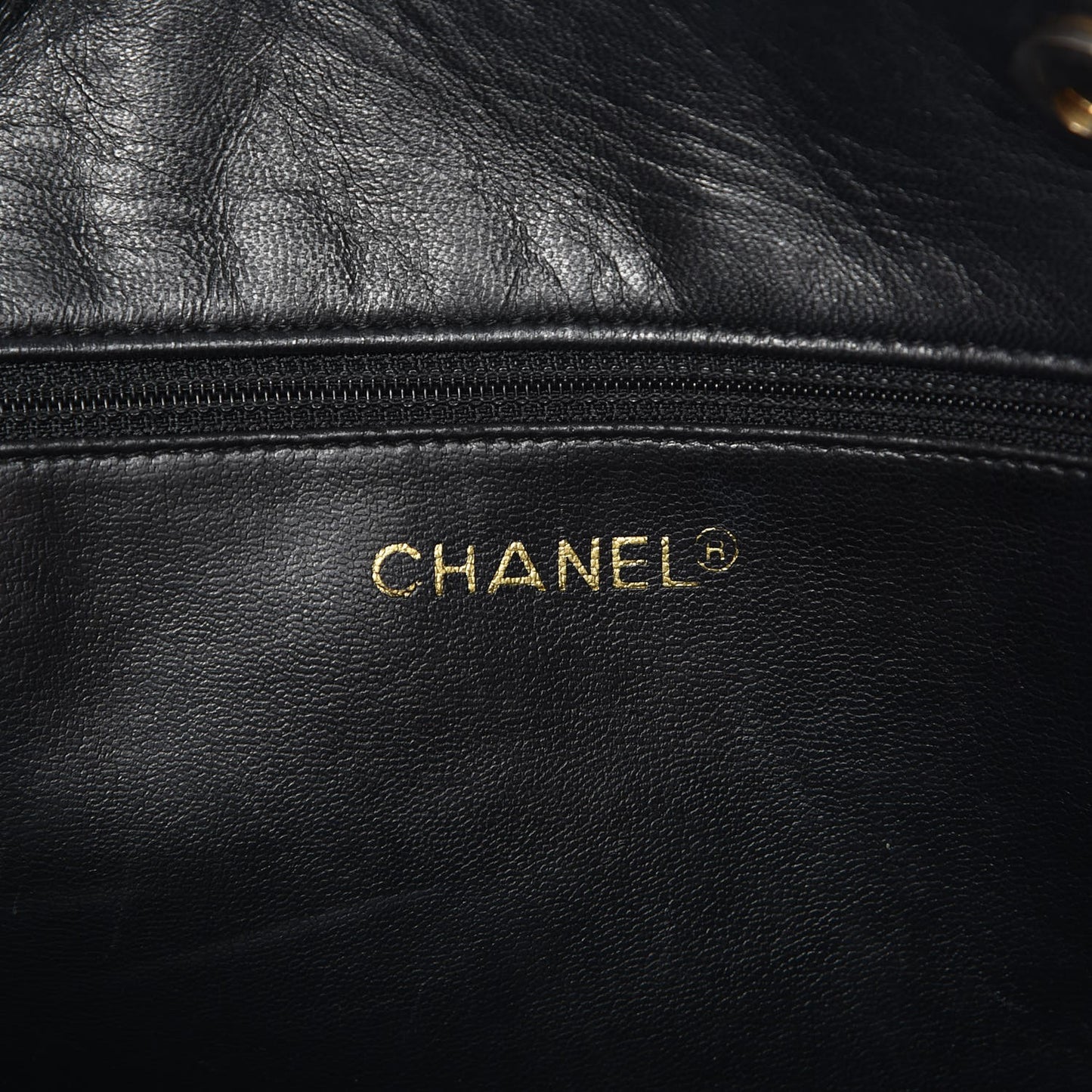 Lambskin Quilted Shopper Tote Black