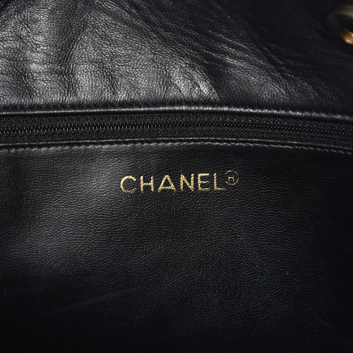 Chanel Lambskin Quilted Shopper Tote Black 6 of 8