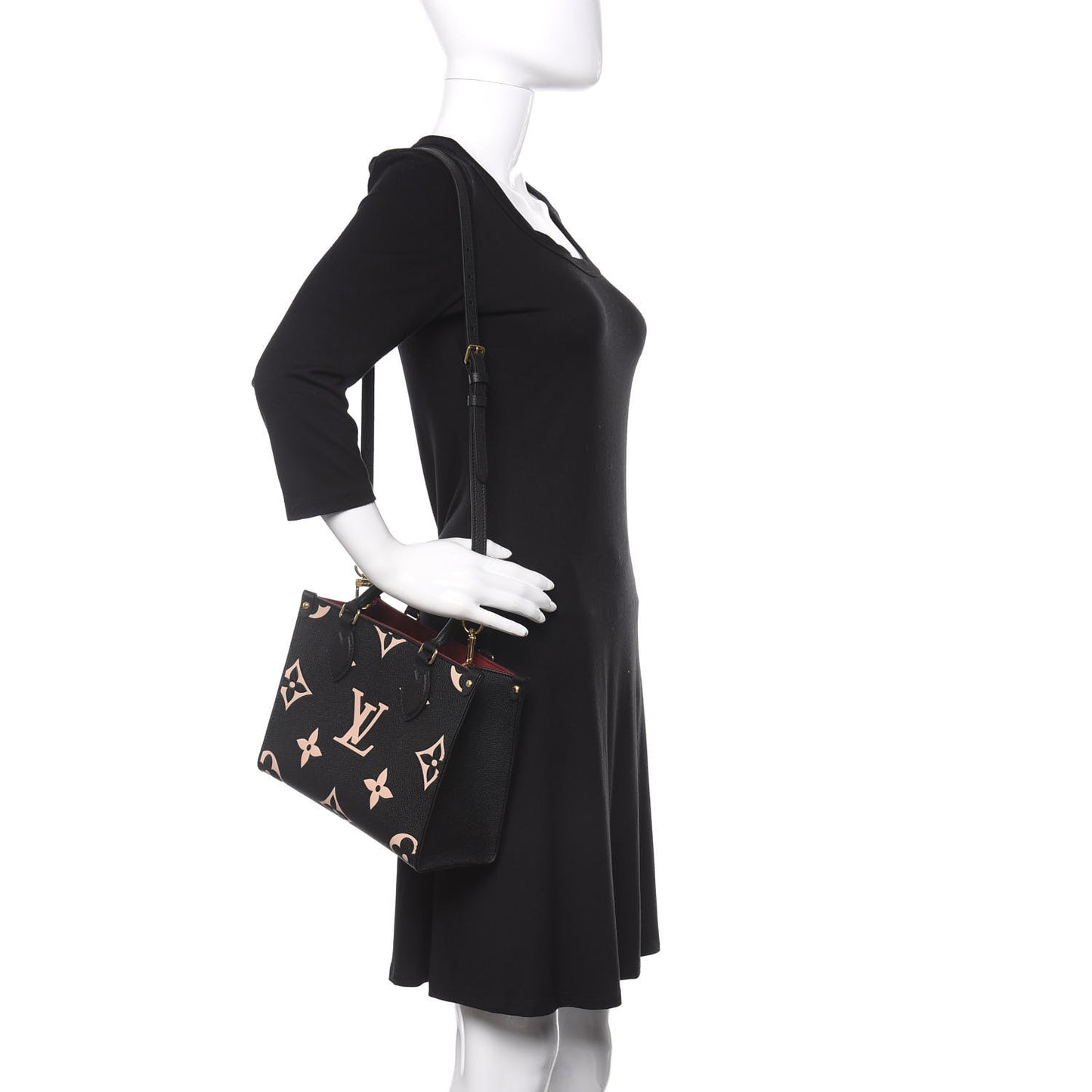 Empreinte Monogram Giant Onthego PM Black Beige