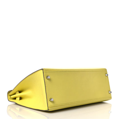 Hermes Epsom Kelly Sellier 32 Lime 4 of 12