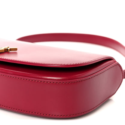 Saint Laurent Box Calfskin Mini Voltaire Shoulder Bag Burgundy 11 of 11