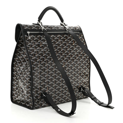 Goyard Goyardine Saint Leger Soft Briefcase Backpack Black 3 of 9