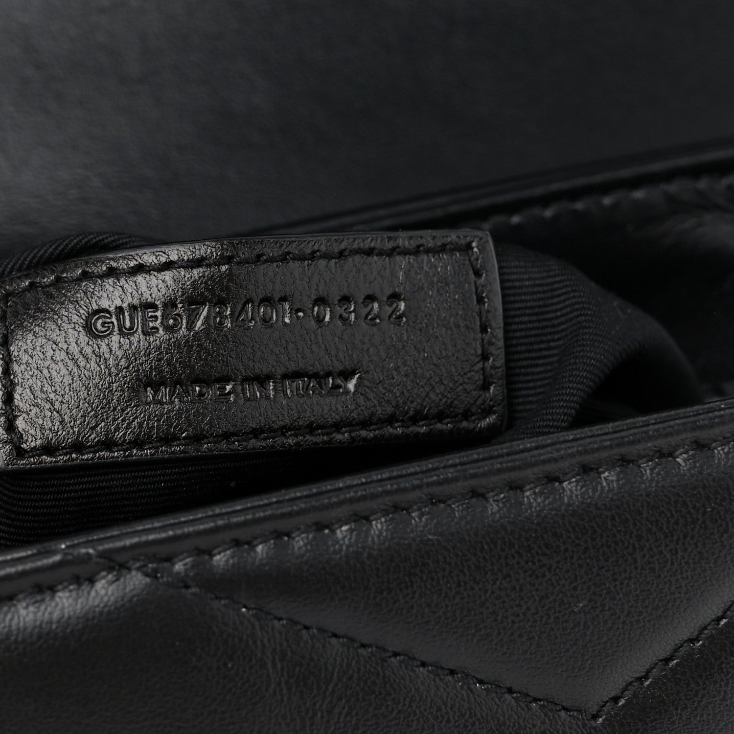 Saint Laurent Calfskin Y Quilted Monogram Monochrome Toy Loulou Crossbody Bag Black 7 of 11