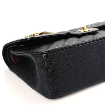 Chanel Caviar Quilted Jumbo Double Flap Black 7 of 8