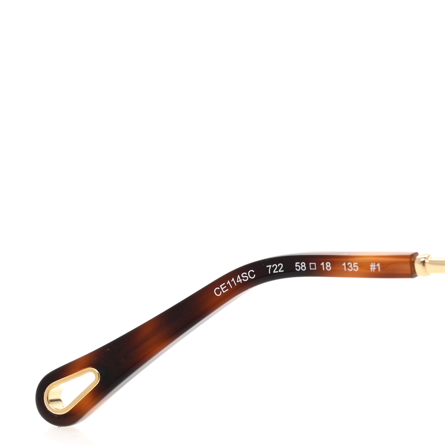 Oversized Round Carlina Sunglasses CE114SC Peach Pink