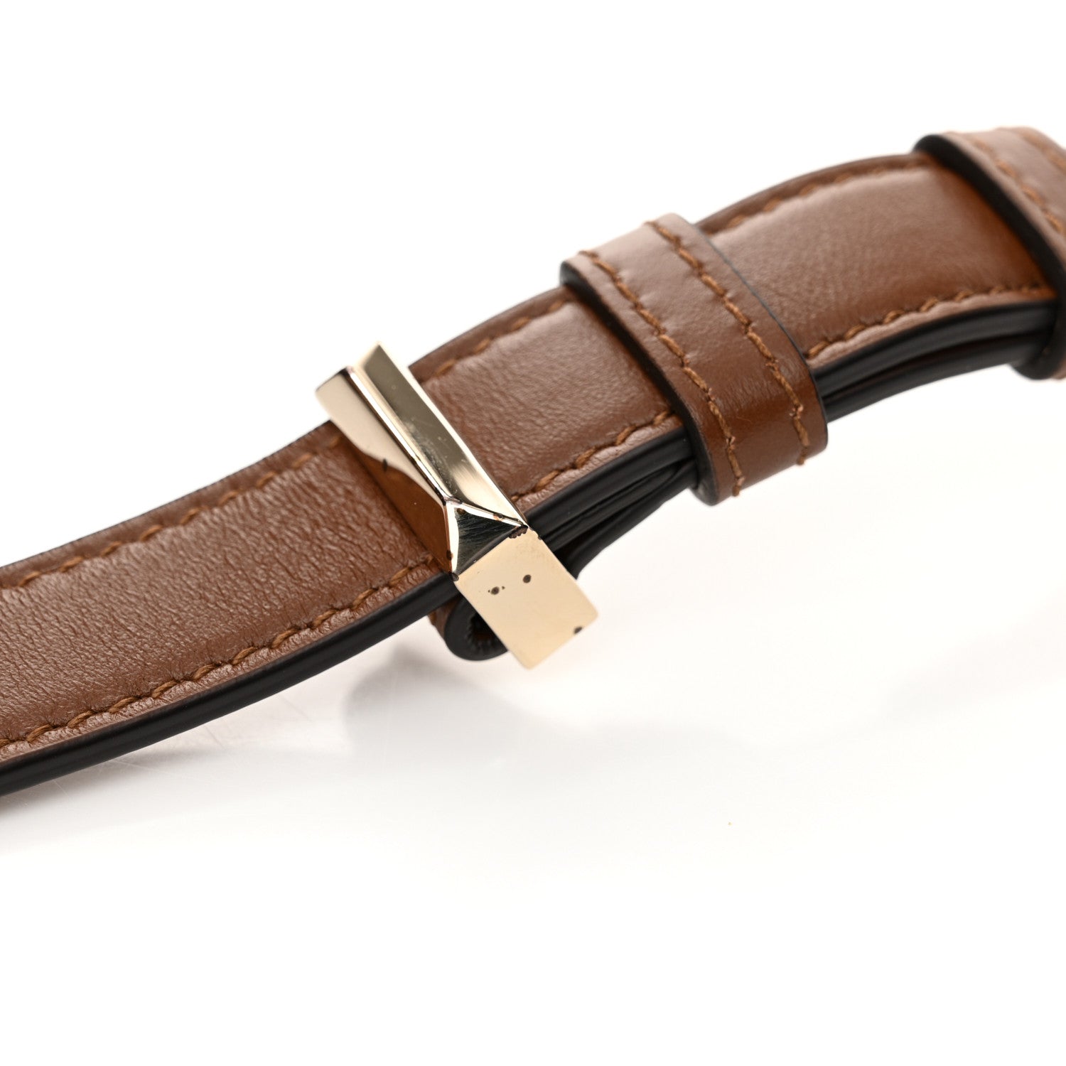 Jimmy Choo Smooth Shiny Calfskin Bon Bon Bucket Bag Dark Tan 10 of 11