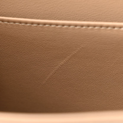 Chanel Caviar Quilted Small Double Flap Dark Beige 11 of 11