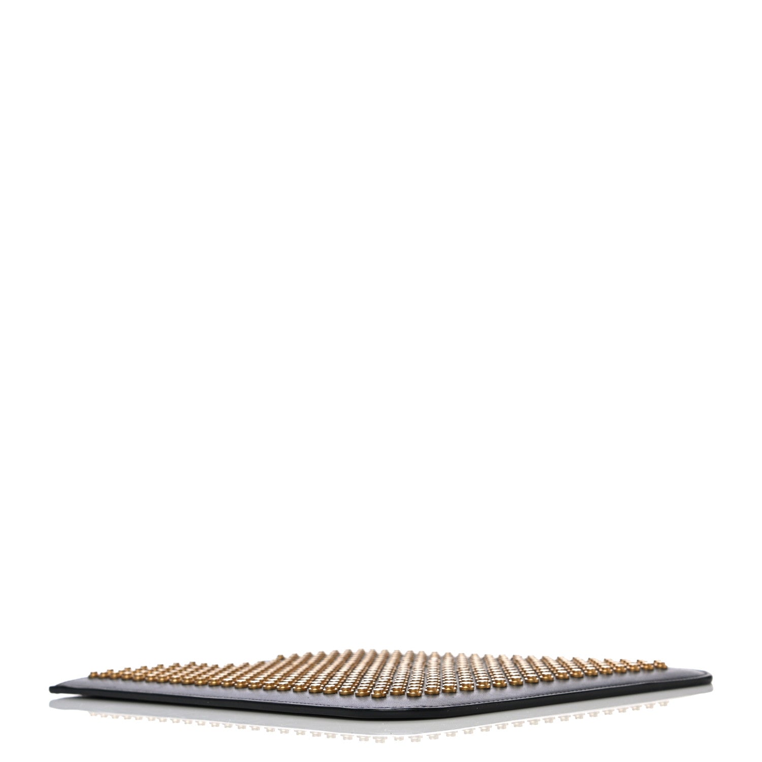 Saint Laurent Calfskin Studded iPad Case Black 4 of 12