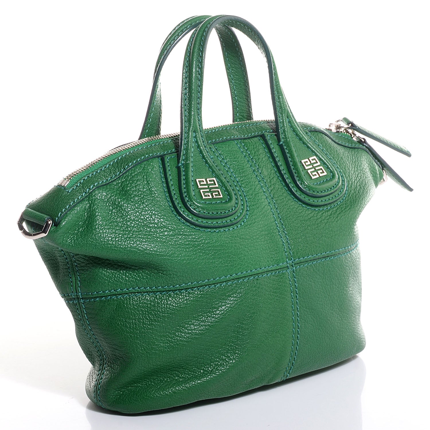 Givenchy Sugar Goatskin Micro Nightingale Emerald 3 of 9