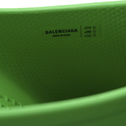 Balenciaga X CROCS Rubber Womens Mules 38 Grass Green 9 of 10