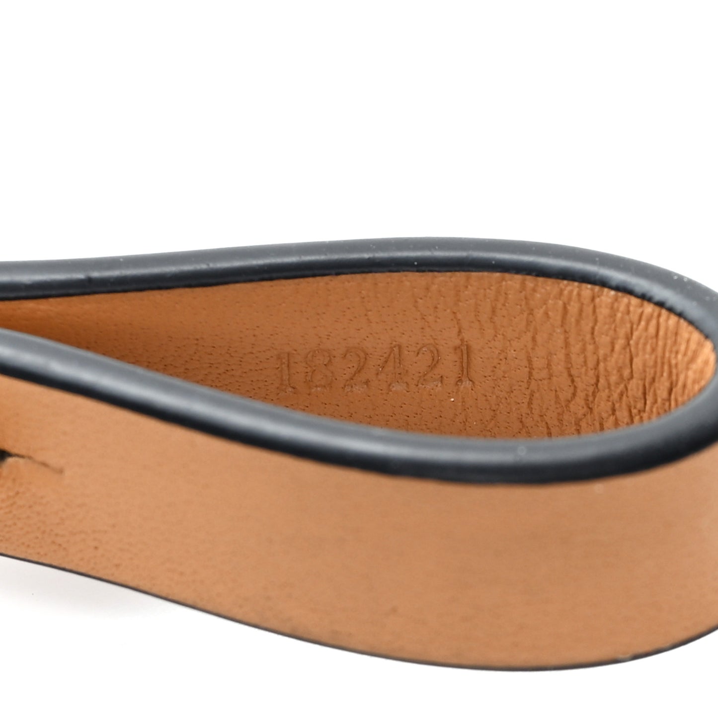 Calfskin Arrow Short Strap Brown