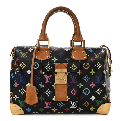 Louis Vuitton Monogram Multicolor Speedy 30 Black 1 of 16