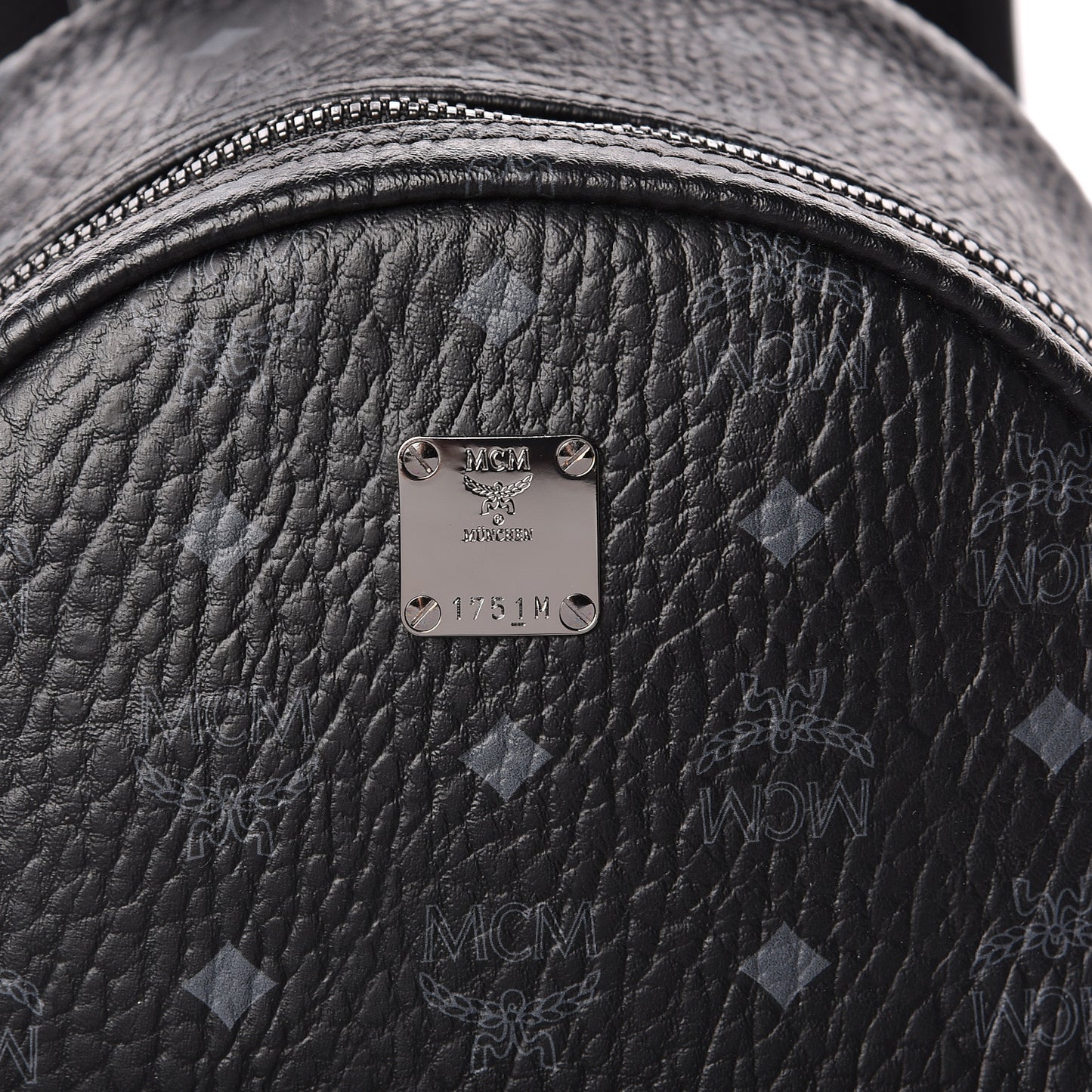 Visetos Small Side Stud Stark Backpack Black