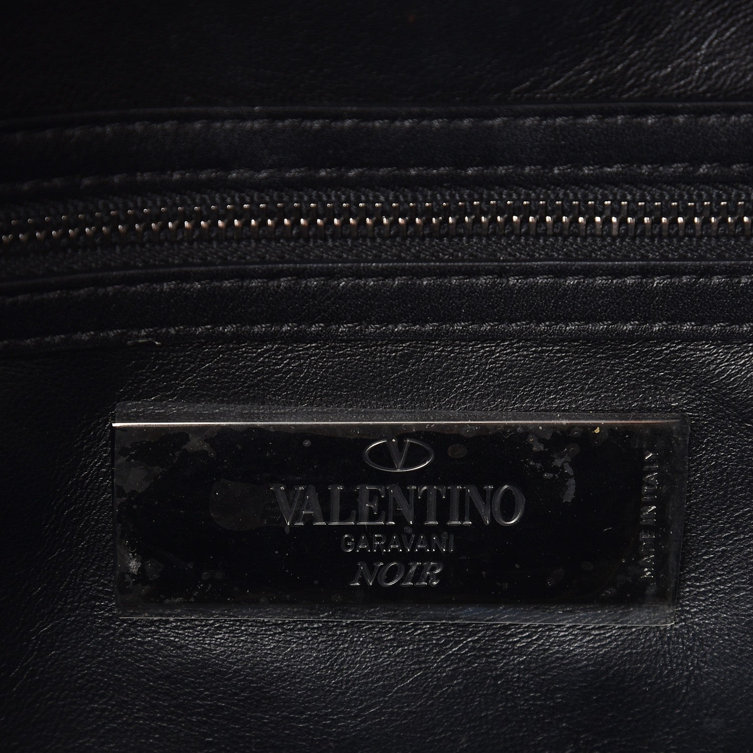 Valentino Garavani Vitello Medium Glam Lock Rockstud Flap Black 7 of 9