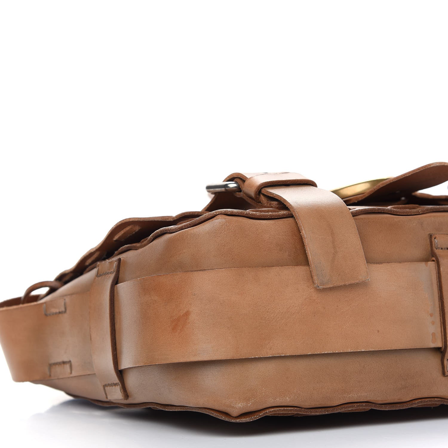 Gucci Calfskin Marmont Mens Messenger Bag Light Brown 8 of 9