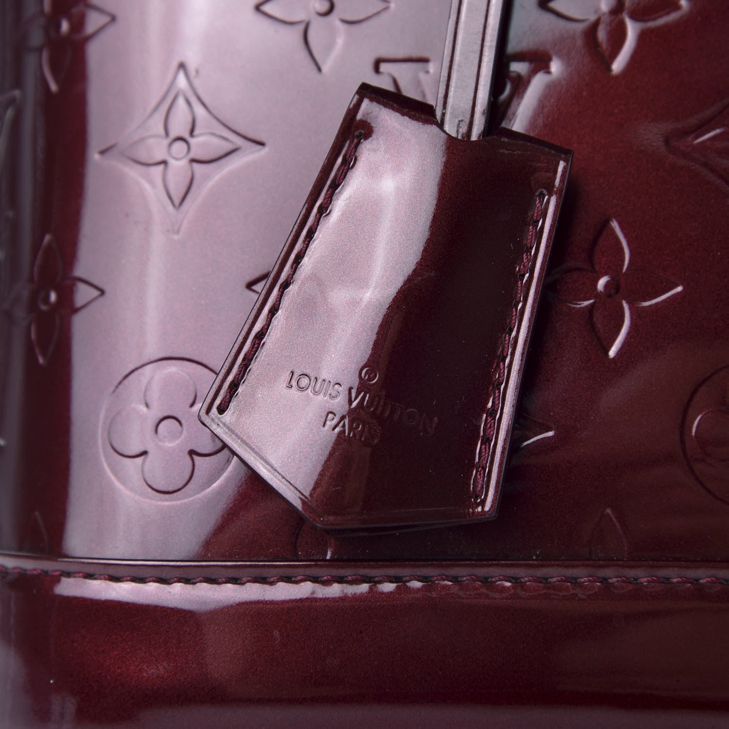 Louis Vuitton Vernis Alma PM Rouge Fauviste 9 of 9