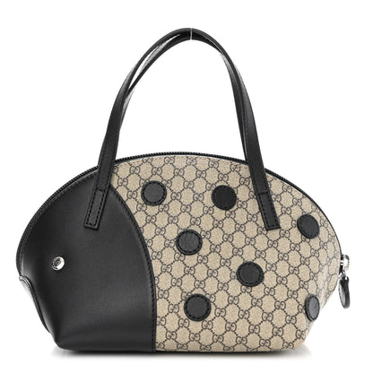 Gucci GG Supreme Monogram Children's Zoo Ladybug Bag Navy 1 of 10