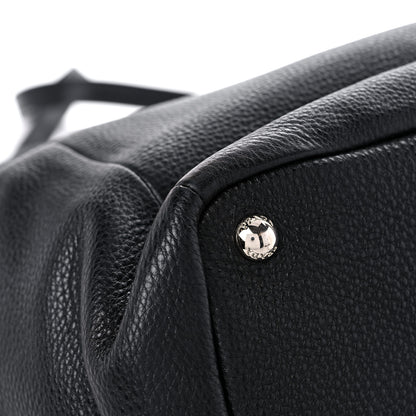Prada Vitello Daino Side Pocket Tote Black 7 of 11