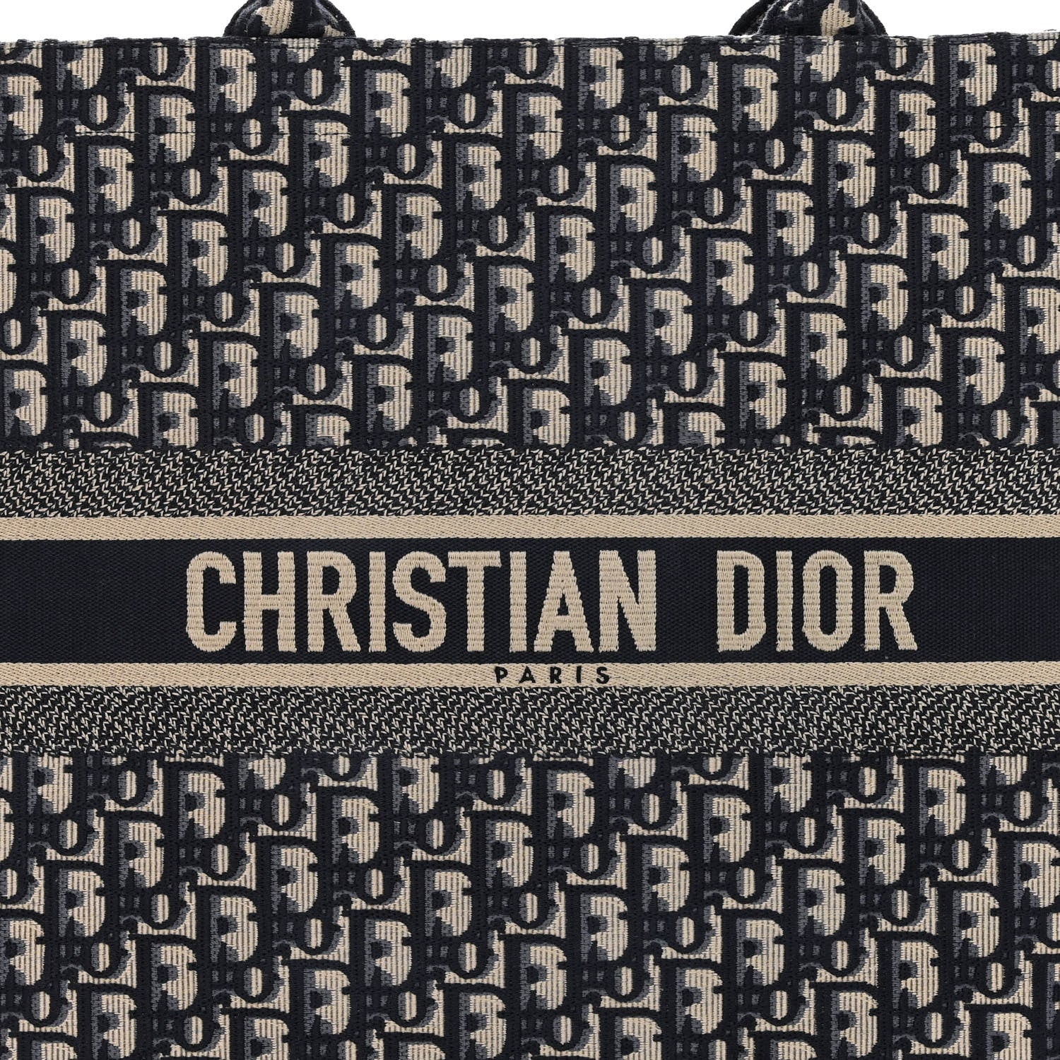 Christian Dior Oblique Large Book Tote Blue Multicolor 7 of 9