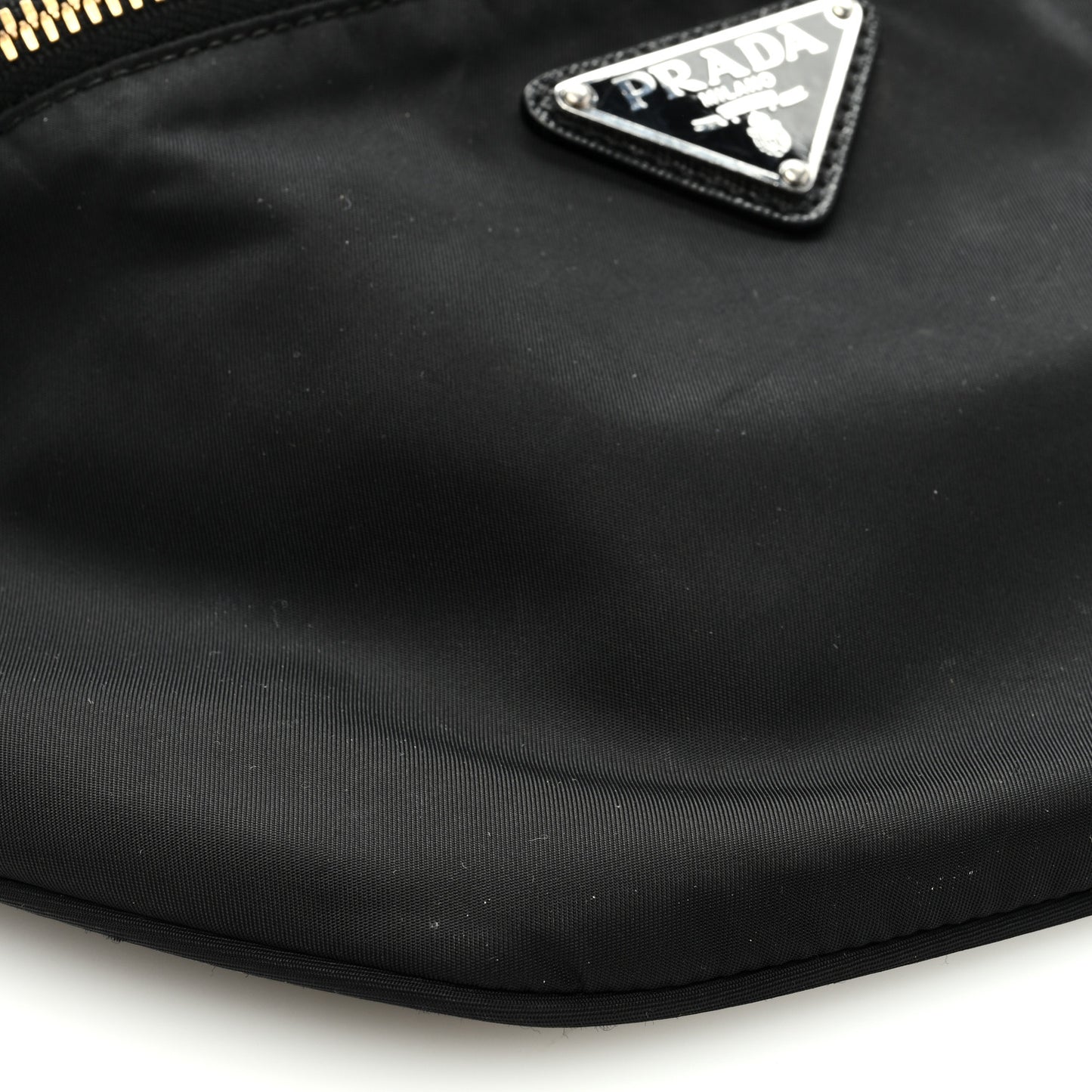 Re-Nylon Saffiano Belt Bag Black