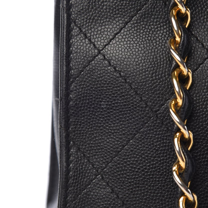 Chanel Caviar Stitched Shopper Tote Black 30 of 30