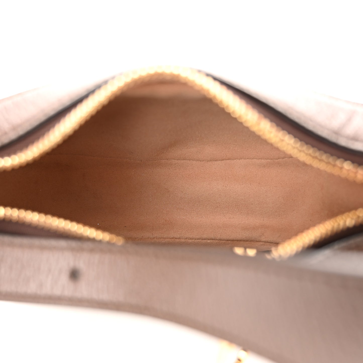 GG Supreme Monogram Textured Calfskin Web Mini Ophidia Half Moon Hobo Beige Ebony New Acero