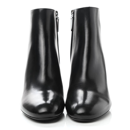 Saint Laurent Nappa Loulou Ankle Zip Boot 36.5 Black 2 of 9
