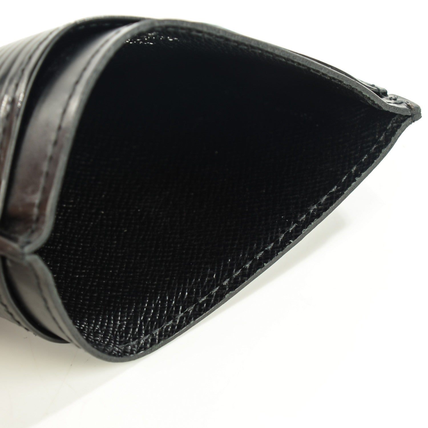 Louis Vuitton Epi Card Holder Black 5 of 7