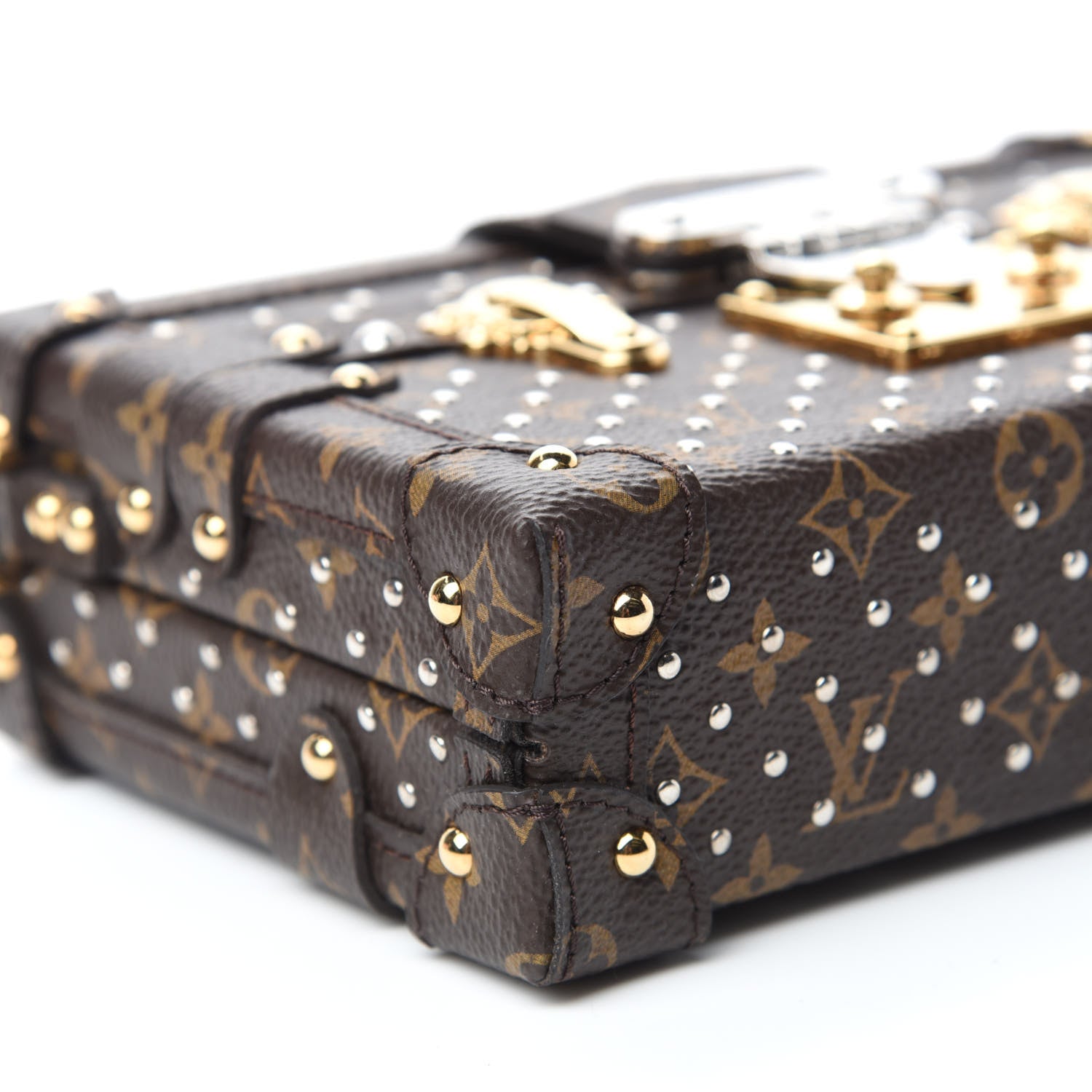 Louis Vuitton Monogram Studded Petite Malle 6 of 11