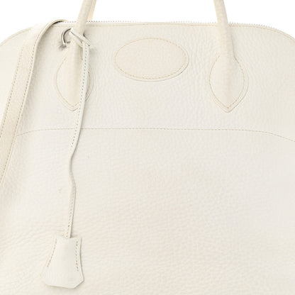 Hermes Taurillon Clemence Bolide 35 White 8 of 16