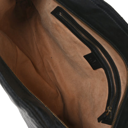 Gucci Vintage Calfskin Matelasse Medium GG Marmont Slim Tote Black 5 of 9
