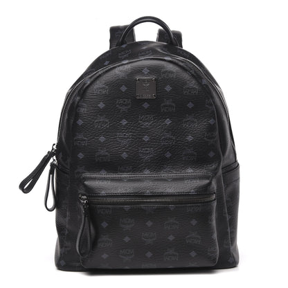 MCM Visetos Medium Stark Backpack Black 1 of 8