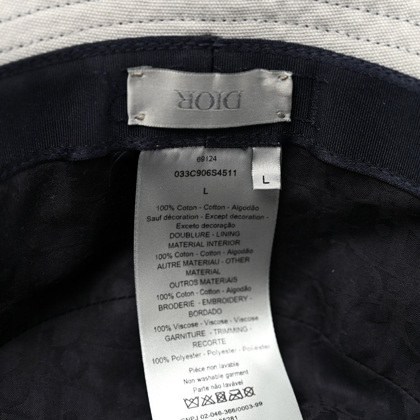 Canvas Bob Bucket Hat L Blue