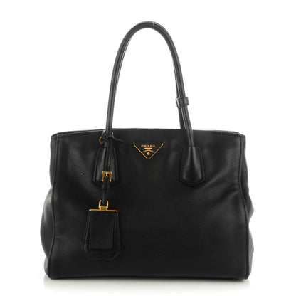 Prada Vitello Grain Tote Black 1 of 8