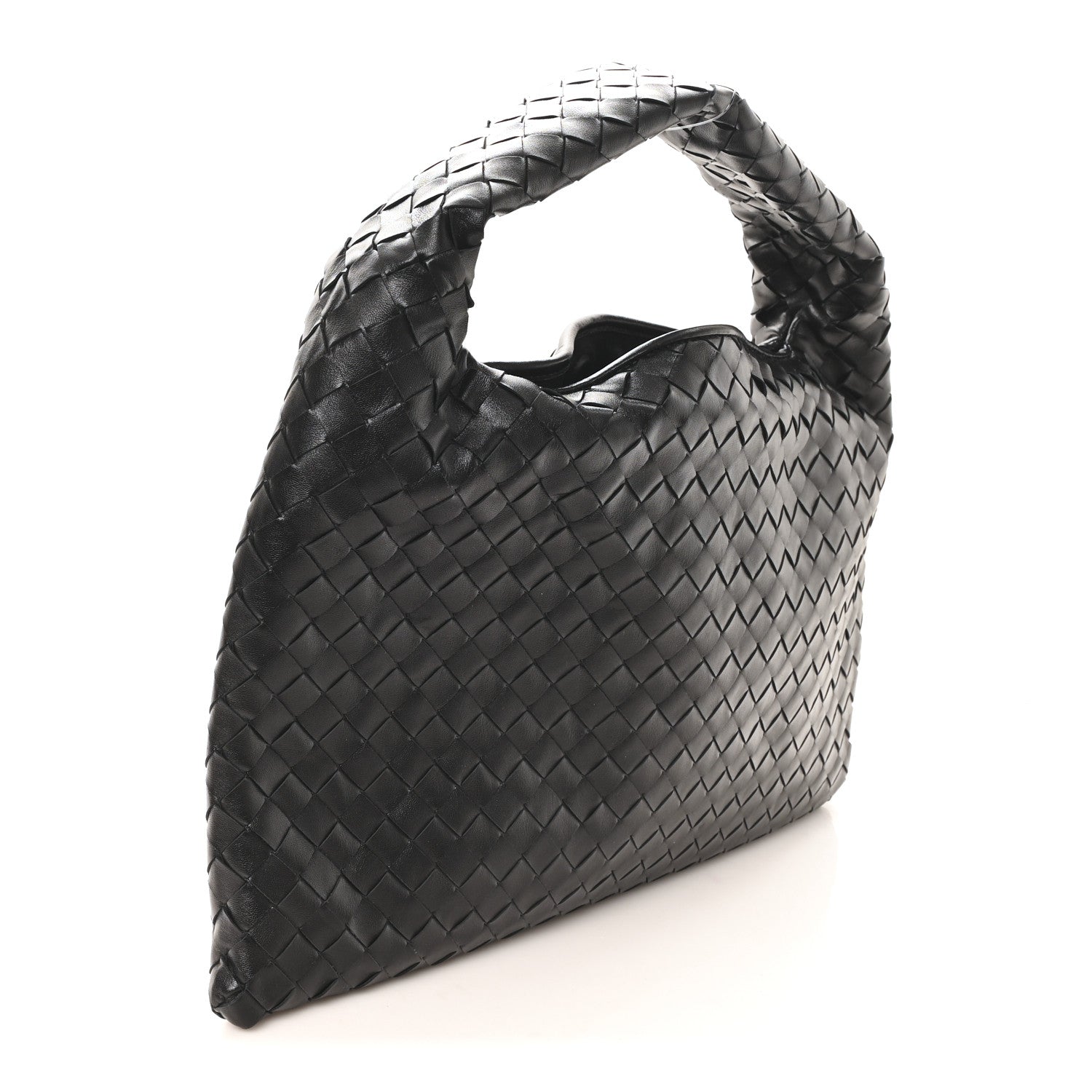 Bottega Veneta Calfskin Intrecciato Small Hop Black 3 of 10