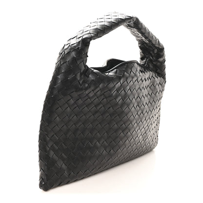 Bottega Veneta Calfskin Intrecciato Small Hop Black 3 of 10