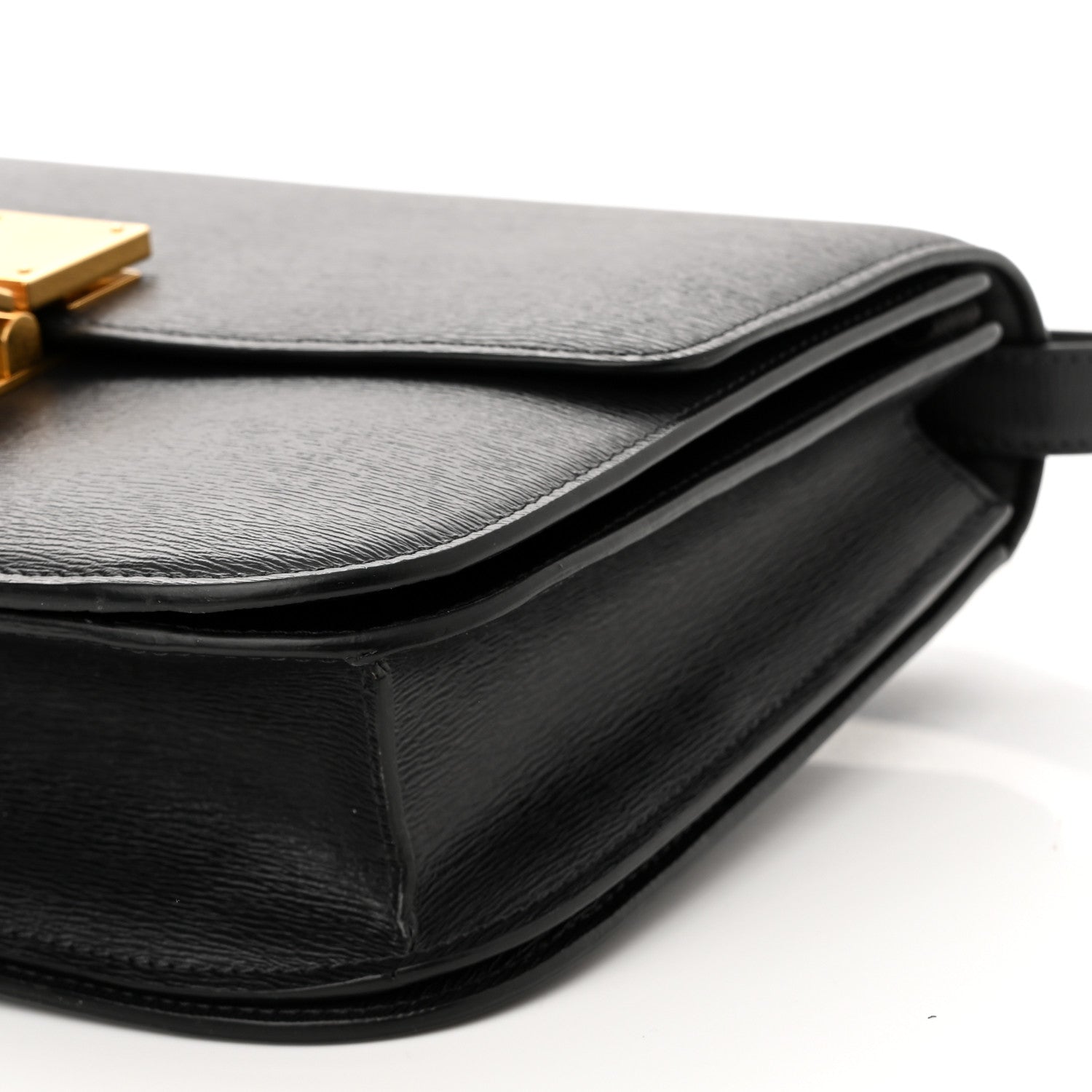 Celine Liege Calfskin Medium Classic Box Flap Bag Black 10 of 11