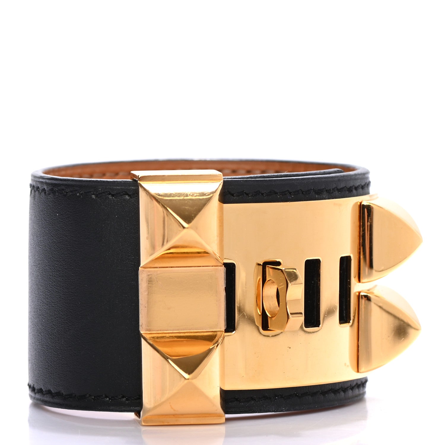 Hermes Swift Collier de Chien CDC Bracelet S Black 3 of 6