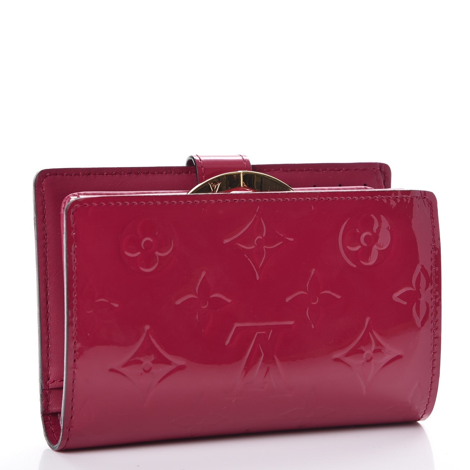 Louis Vuitton Vernis French Purse Wallet Rose Indien 3 of 7