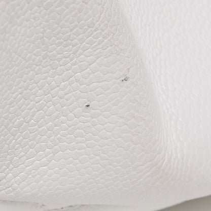 Chanel Caviar Quilted Grand Shopping Tote GST White 11 of 17