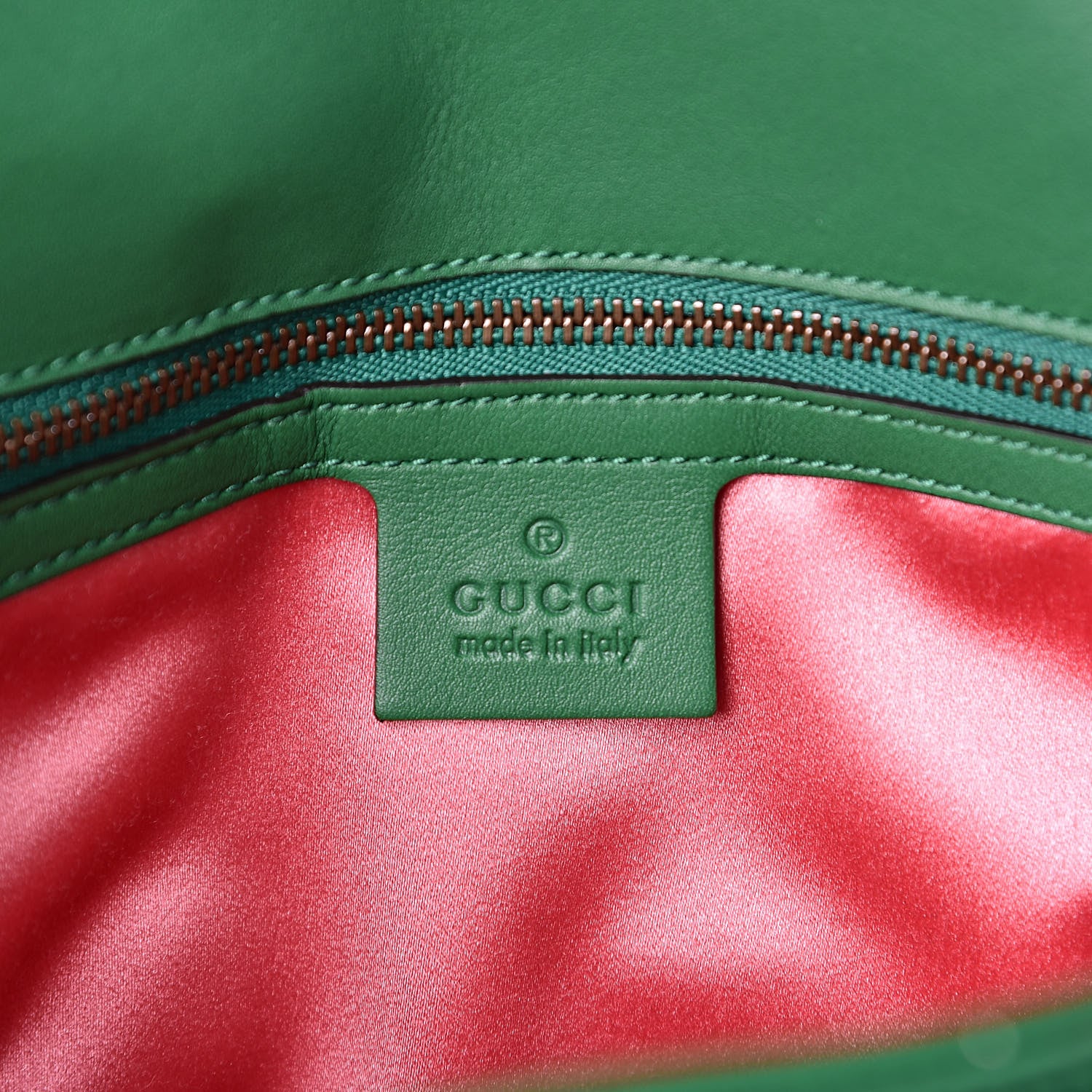Gucci Jacquard Matelasse Floral Medium GG Marmont Shoulder Bag Green 6 of 10