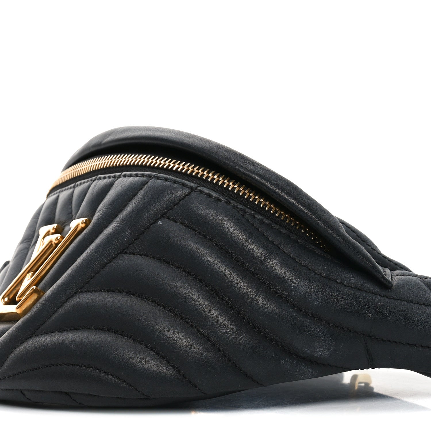 Louis Vuitton Calfskin Quilted New Wave Bumbag Black 9 of 9