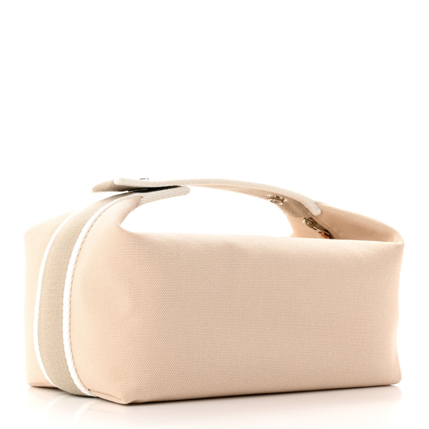 Hermes Canvas Small Bride-A-Brac Pouch Natural 3 of 12