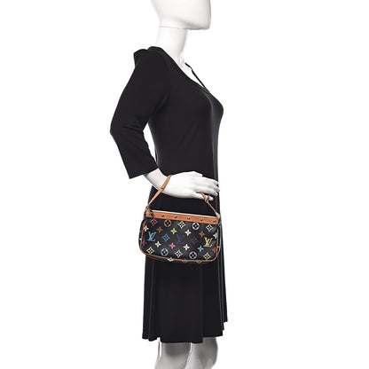 Louis Vuitton Monogram Multicolor Pochette Accessories Black 2 of 10