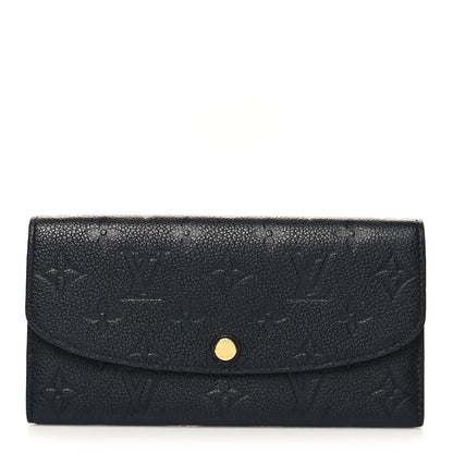Louis Vuitton Empreinte Emilie Wallet Black Dune 1 of 8