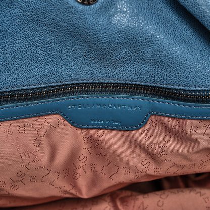 Stella McCartney Shaggy Deer Falabella Fold Over Tote Blue 7 of 9