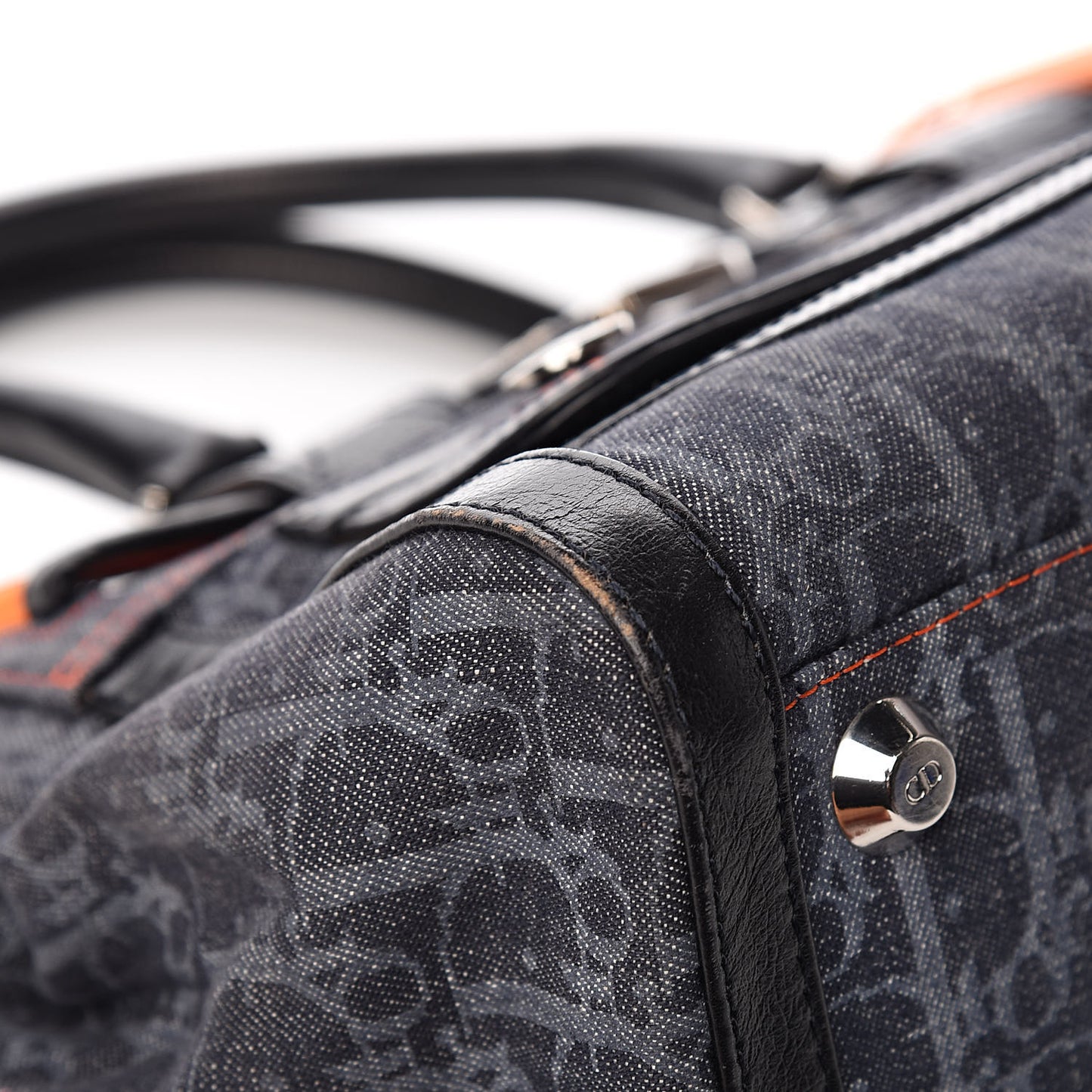 Denim Monogram Flight Tote Blue
