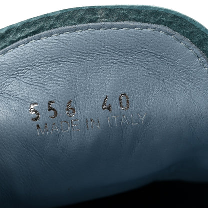 Prada Naplak Metal Triangle Logo 5mm Slippers Celeste 8 of 8