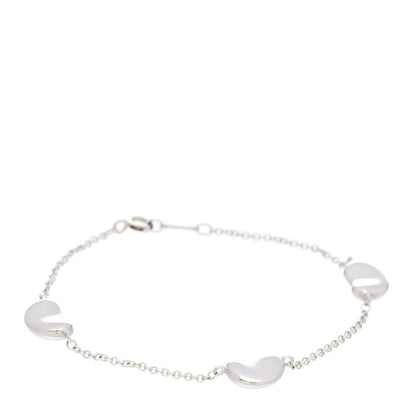 Tiffany Sterling Silver Elsa Peretti Three Bean Bracelet 1 of 6